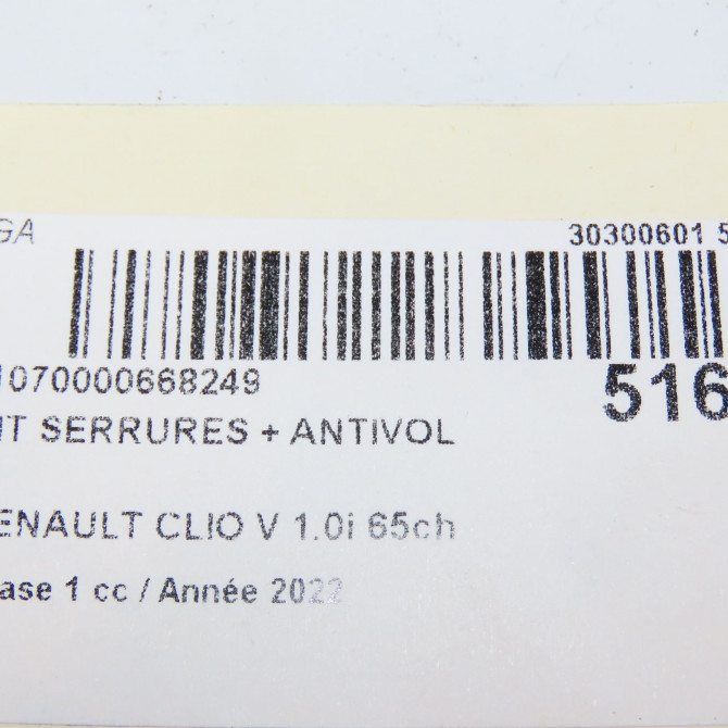 Kit serrures + antivol occasion 5