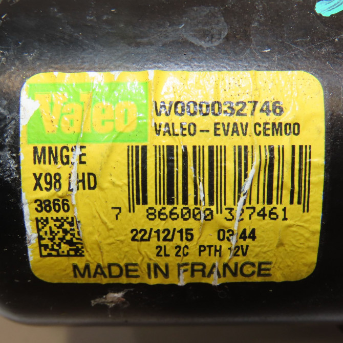 Moteur essuie-glace avant occasion RENAULT CLIO IV Phase 1 07-2012->... 0.9 TCE 90ch 288A53268R 4