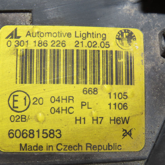 Phare droit occasion ALFA ROMEO ALFA GT Phase 1 03-2004->12-2010 1.9 JTDm 150ch 60681583 4