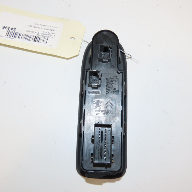 Commande lève-glace porte avant gauche occasion CITROEN C5 II Phase 1 04-2008->... 1.6 HDi 16v 110ch 649028 2