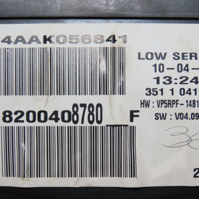 Compteur occasion RENAULT MEGANE II Phase 2 01-2006->06-2009 1.6i 16v 110ch 8200793124 4