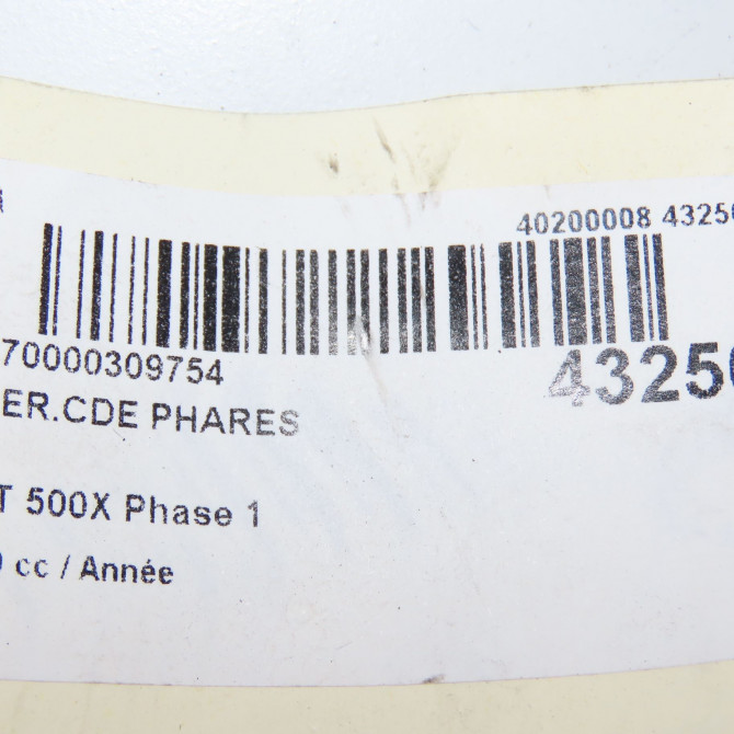 Interrupteur commande de phares occasion FIAT 500X Phase 1 11-2014->... 735751302 3