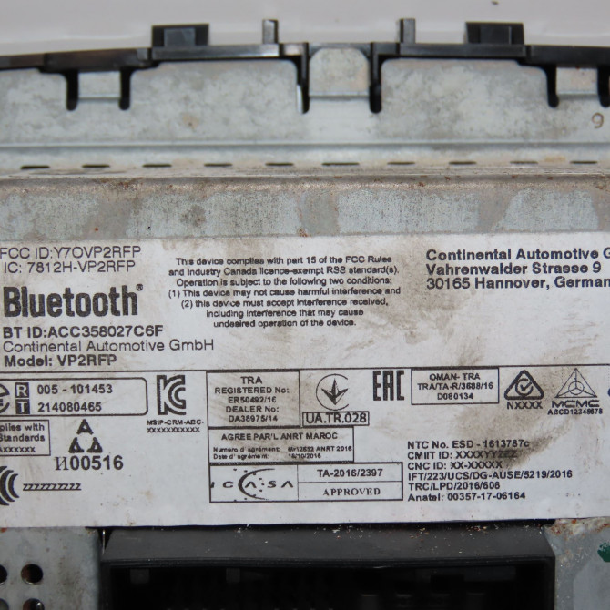 Autoradio occasion FIAT 500X Phase 1 11-2014->... 4