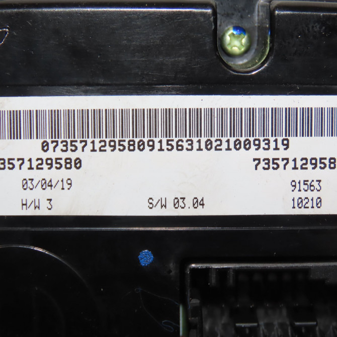 Commande de chauffage occasion FIAT 500X Phase 1 11-2014->... 735717831 4