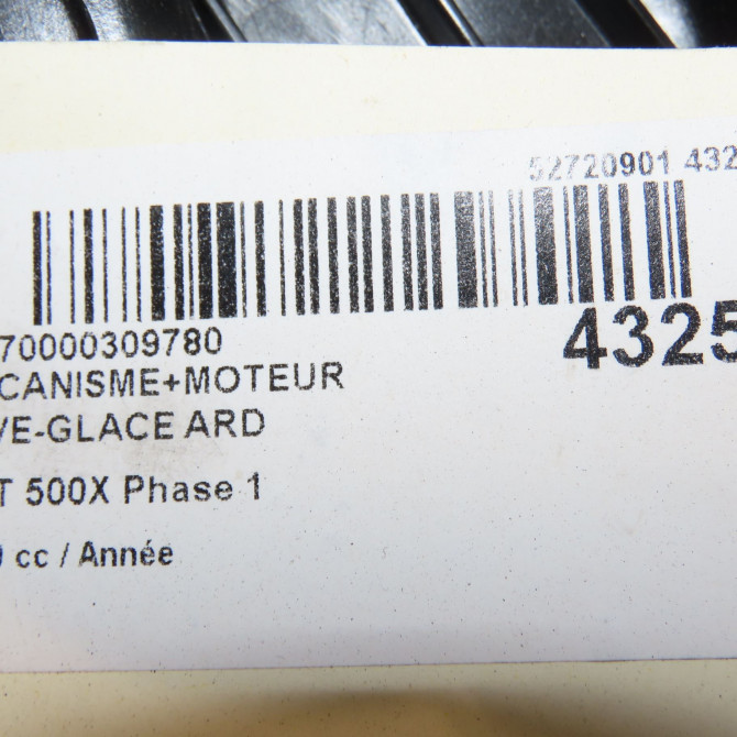 Mecanisme+moteur leve-glace ard occasion FIAT 500X Phase 1 11-2014->... 71777163 5