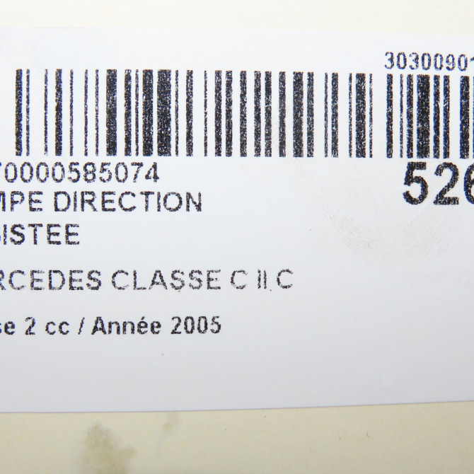 Pompe direction assistee occasion  24669301 5