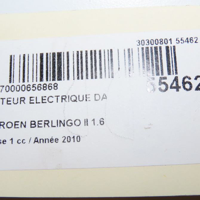 Moteur electrique de direction assistée occasion CITROEN BERLINGO II Phase 1 05-2008->01-2012 1.6 HDi 8v 110ch 4008L7 8
