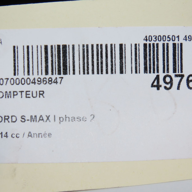 Compteur occasion FORD S-MAX I phase 2 03-2010->12-2015 1859263 6