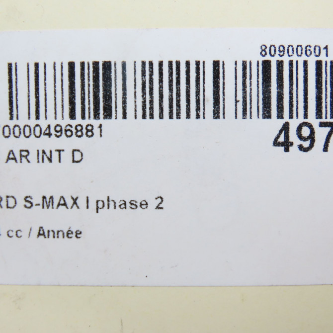 Feu arrière intérieur droit occasion FORD S-MAX I phase 2 03-2010->12-2015 1747110 6