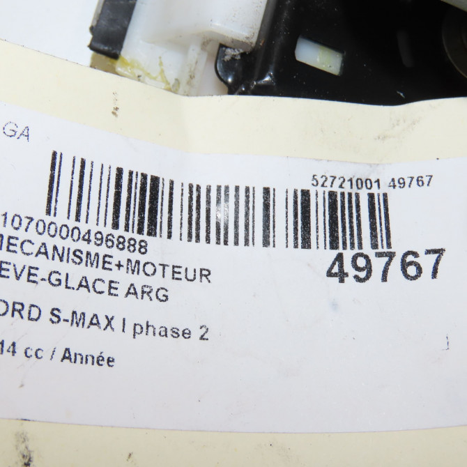 Mecanisme+moteur leve-glace arg occasion FORD S-MAX I phase 2 03-2010->12-2015 1881213 6