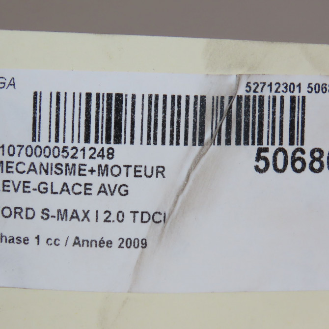 Mecanisme+moteur leve-glace avg occasion FORD S-MAX I Phase 1 05-2006->03-2010 2.0 TDCI 140ch 1881248 6