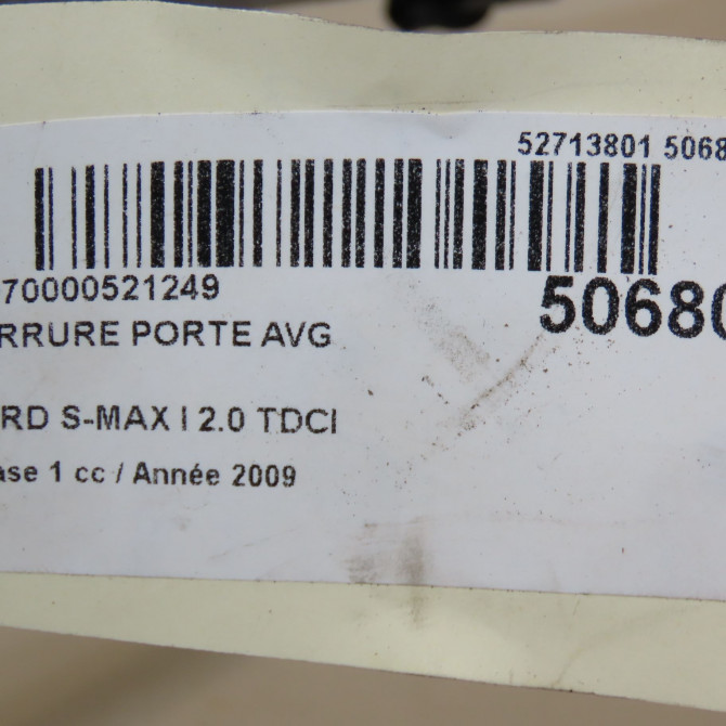 Serrure porte avg occasion FORD S-MAX I Phase 1 05-2006->03-2010 2.0 TDCI 140ch 1791414 6