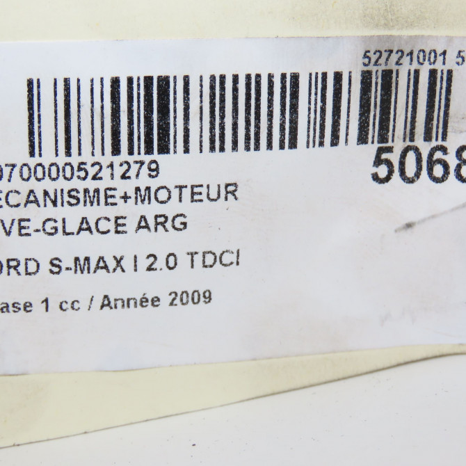 Mecanisme+moteur leve-glace arg occasion FORD S-MAX I Phase 1 05-2006->03-2010 2.0 TDCI 140ch 1881213 6