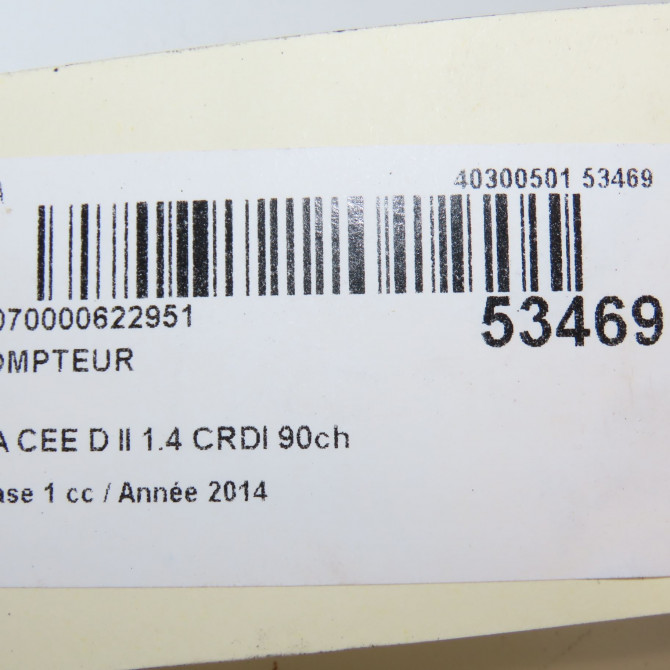 Compteur occasion KIA CEE D II Phase 1 09-2012->... 1.4 CRDI 90ch 94003A2282 6