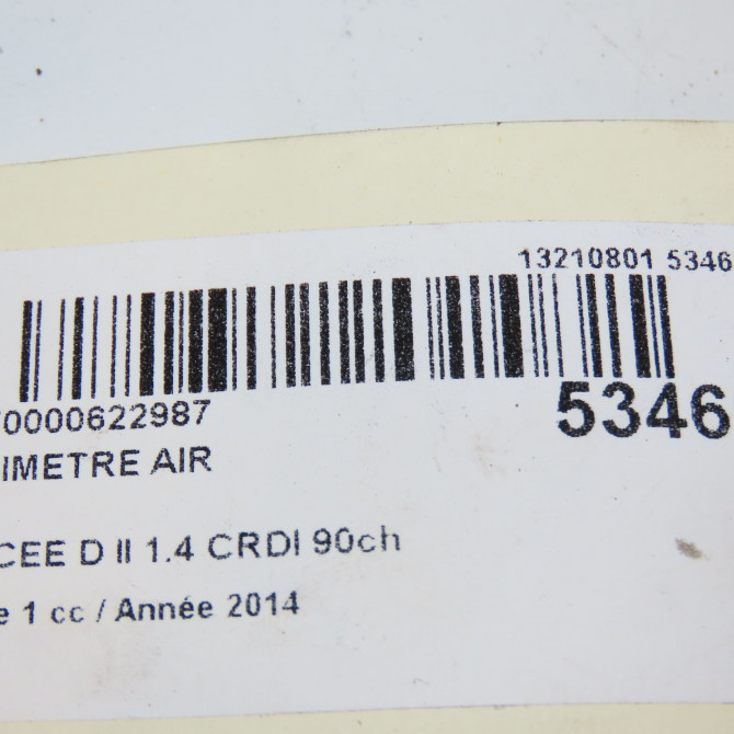 Debimetre air occasion KIA CEE D II Phase 1 09-2012->... 1.4 CRDI 90ch 281642A500 7