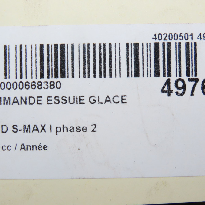 Commande essuie glace occasion FORD S-MAX I phase 2 03-2010->12-2015 1834492 6