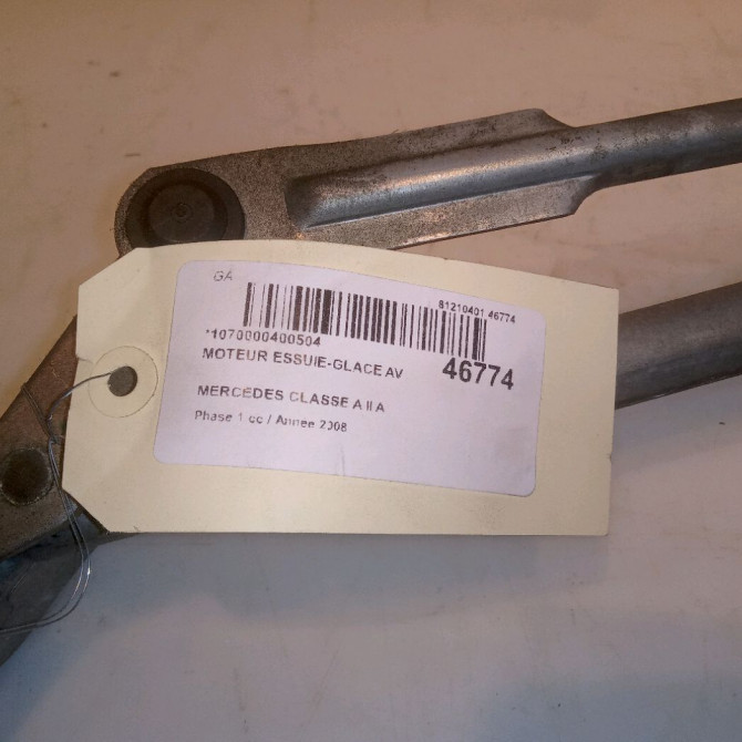 Moteur essuie-glace avant occasion MERCEDES CLASSE A II Phase 1 12-2004->04-2008 A 180 CDI 1698202140 7