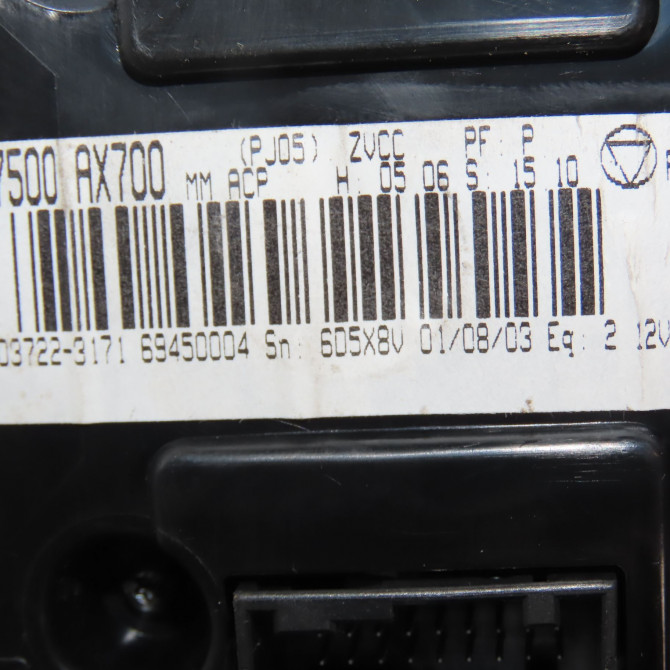 Commande de chauffage occasion NISSAN MICRA III Phase 1 01-2003->07-2005 1.5 DCI 82ch 27500AX710 5