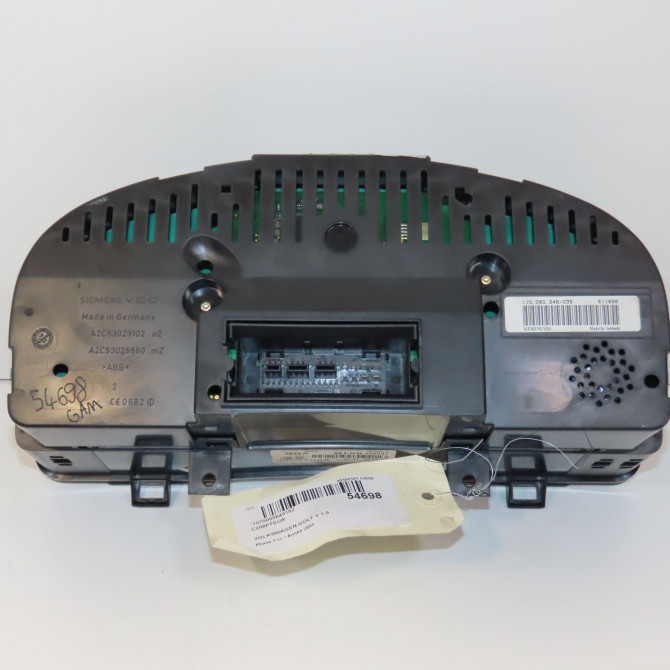 Compteur occasion VOLKSWAGEN GOLF V Phase 1 11-2003->10-2008 1.9 TDI 105ch 1K0920851PXZ02 2