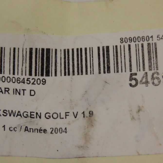 Feu arrière intérieur droit occasion VOLKSWAGEN GOLF V Phase 1 11-2003->10-2008 1.9 TDI 105ch 1K6945094E 5