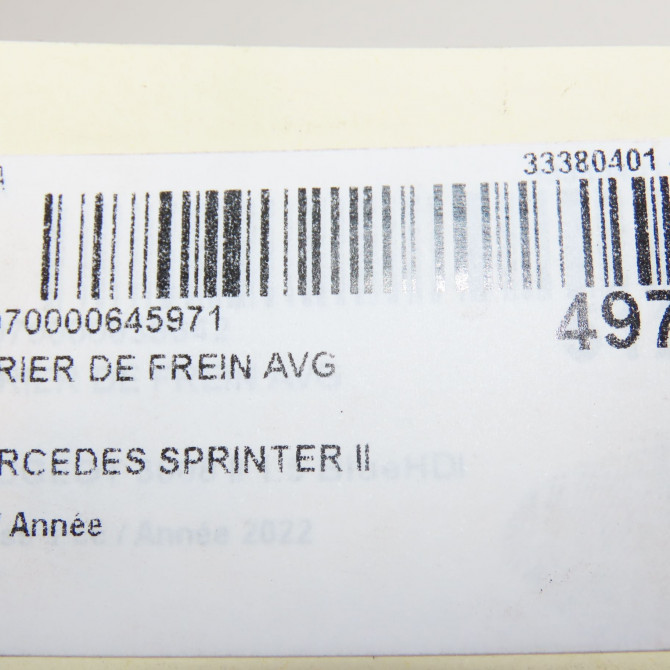 Etrier de frein avant gauche occasion MERCEDES SPRINTER II 9074215100 6