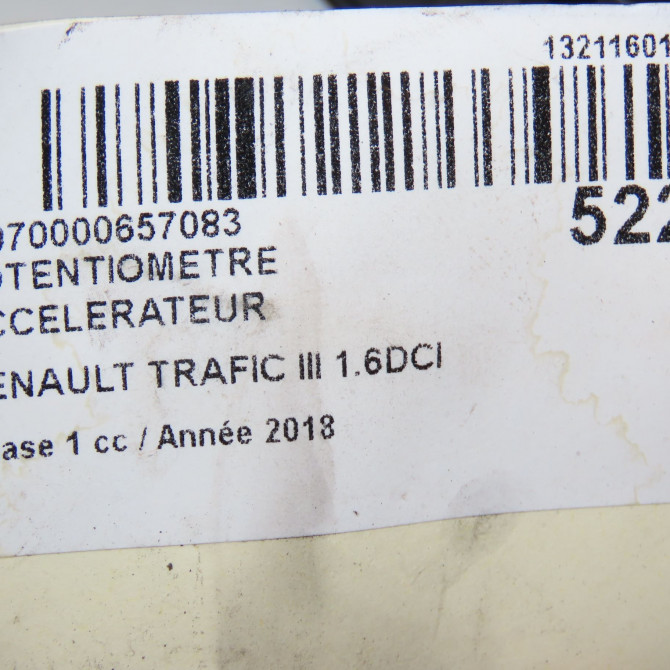 Potentiometre accelerateur occasion 6