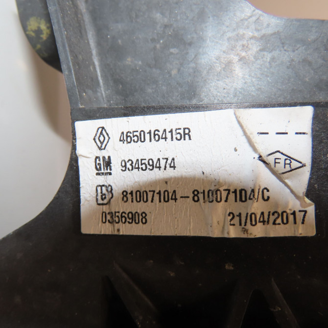 Pedale de frein occasion RENAULT TRAFIC III Phase 1 06-2014->... 1.6 DCI 120ch 5