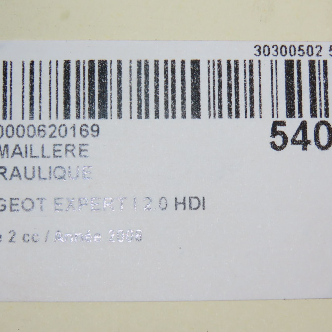 Cremaillere hydraulique occasion PEUGEOT EXPERT I Phase 2 01-2004->12-2006 2.0 HDI 95ch 400131 8