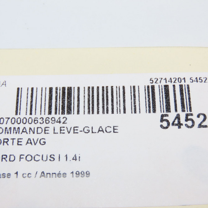 Commande lève-glace porte avant gauche occasion FORD FOCUS I Phase 1 10-1998->09-2004 1.4i 1091483 4