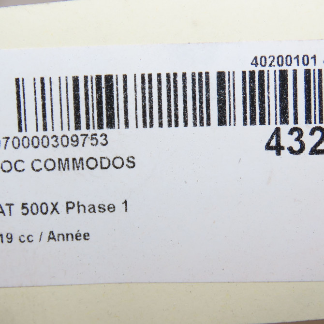 Bloc commodos occasion FIAT 500X Phase 1 11-2014->... 735751302 7