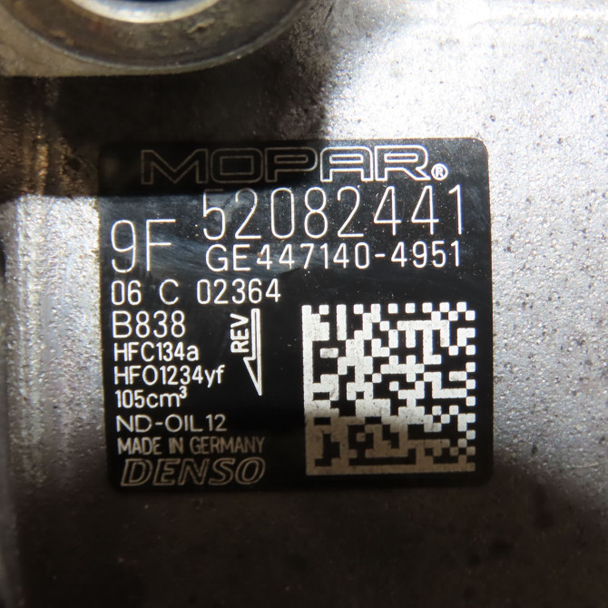 Compresseur air conditionne occasion FIAT 500X Phase 1 11-2014->... 52082441 7