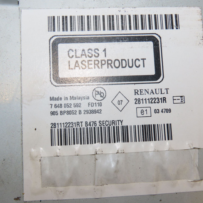 Autoradio occasion  281112231R 4