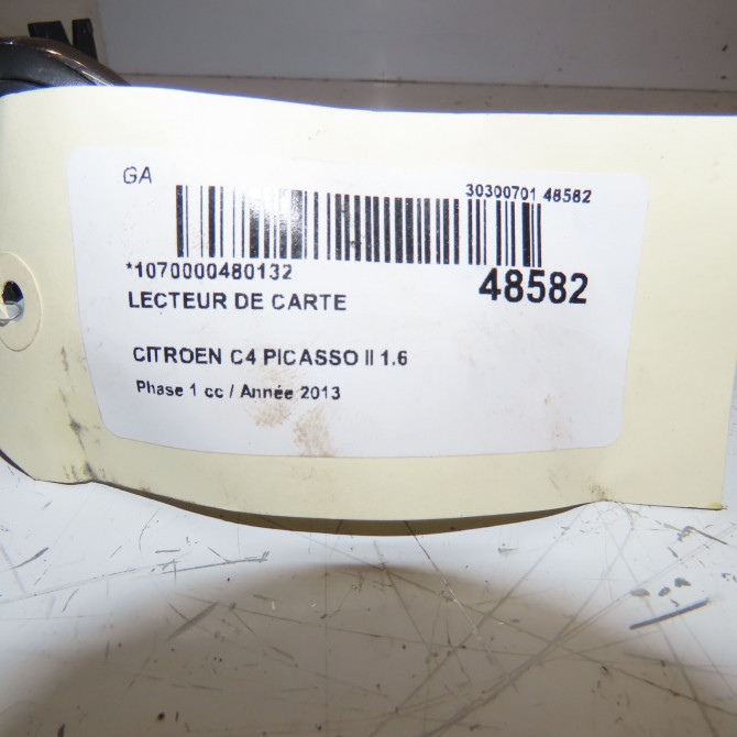 Lecteur de carte occasion CITROEN C4 PICASSO II Phase 1 04-2013->... 1.6 e-HDi 8v 115ch 9800630080 5