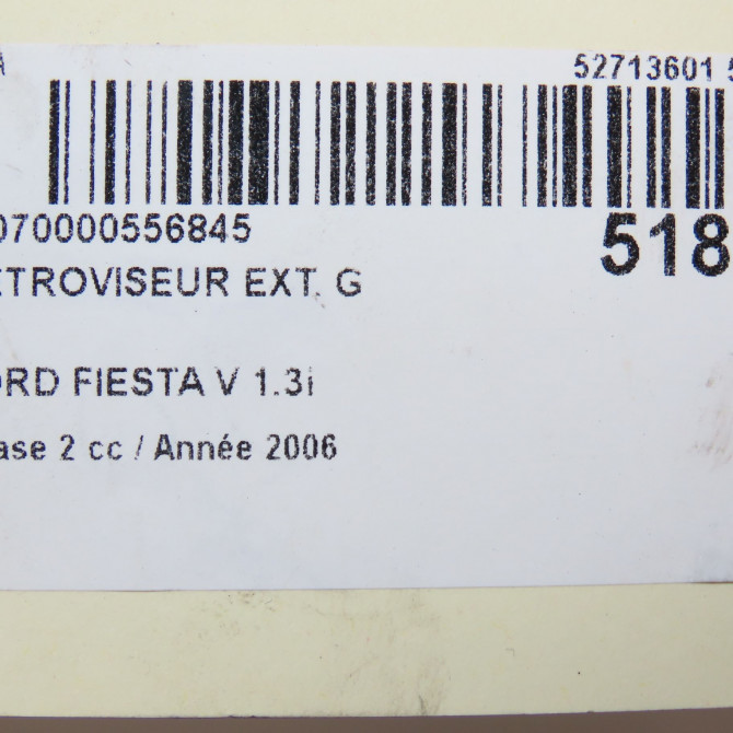 Retroviseur exterieur gauche occasion FORD FIESTA V Phase 2 10-2005->10-2008 1.3i 1452854 6