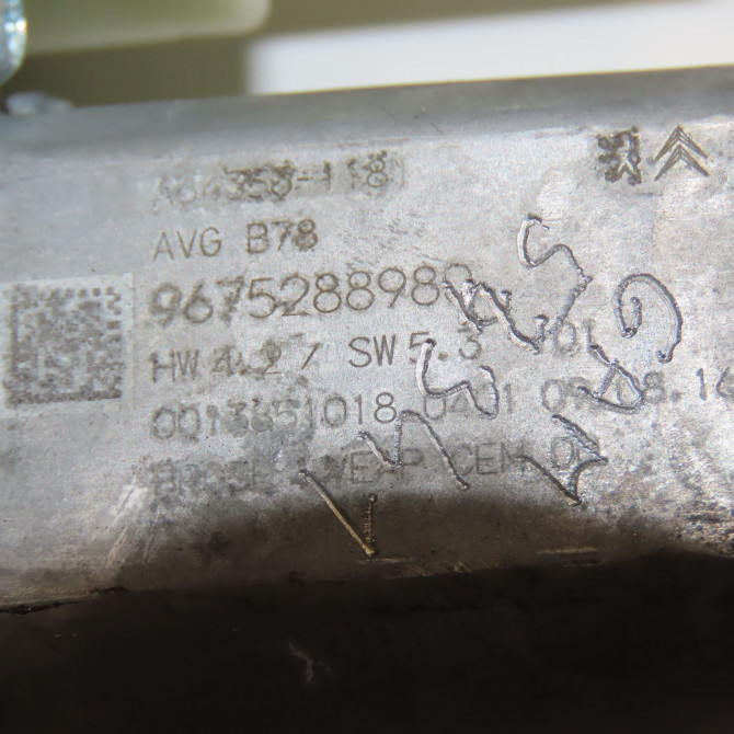 Mecanisme+moteur leve-glace avg occasion CITROEN C4 PICASSO II Phase 2 09-2016->... 1.6 BLUEHDI 120ch 9826076380 5