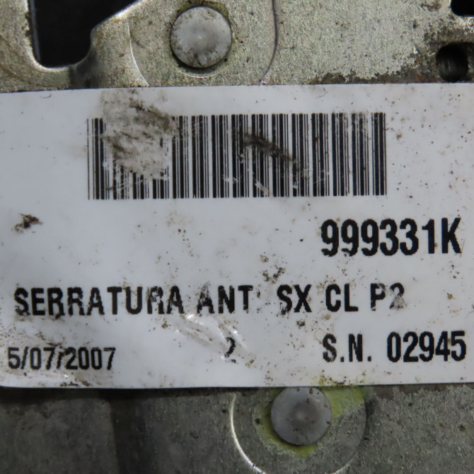 Serrure porte avg occasion FORD FIESTA V Phase 2 10-2005->10-2008 1.6 TDCI 1372467 5