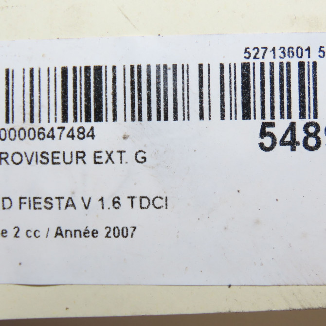 Retroviseur exterieur gauche occasion FORD FIESTA V Phase 2 10-2005->10-2008 1.6 TDCI 1452854 6