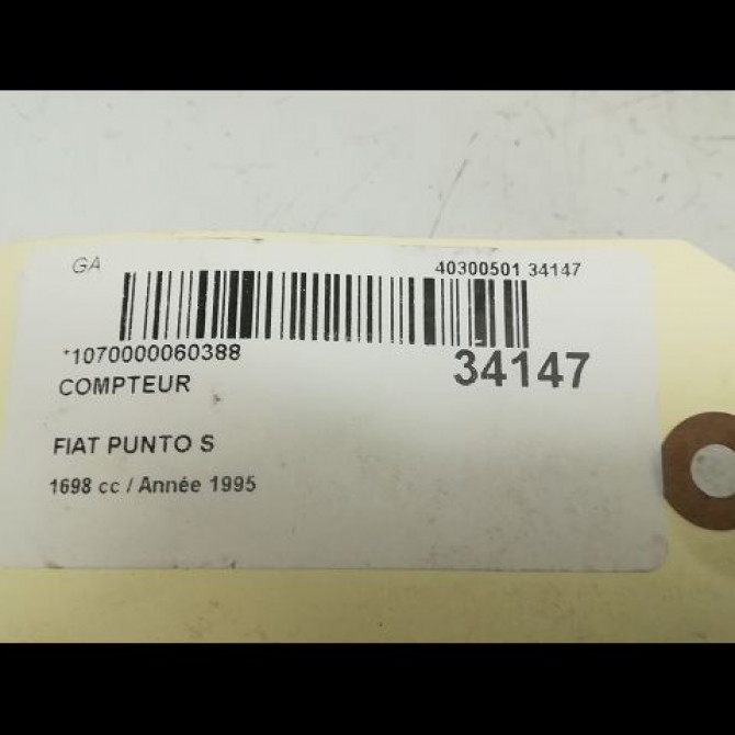 Compteur occasion FIAT PUNTO I Phase 1 11-1993->10-1999 D S 46462775 5