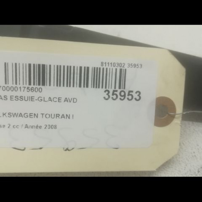Bras essuie-glace avant droit occasion VOLKSWAGEN TOURAN I Phase 2 11-2006->09-2010 2.0TDi 16v 140ch 2K1955409B 2