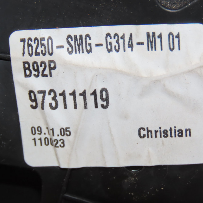 Retroviseur exterieur electrique gauche occasion HONDA CIVIC VII Phase 1 01-2006->09-2008 2.2i CDTI 76251SMGG34 5