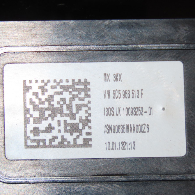 Bloc commodos occasion VOLKSWAGEN NEW BEETLE II phase 1 09-2011->... 1.6 TDI 105ch 5C5953513F9B9 5