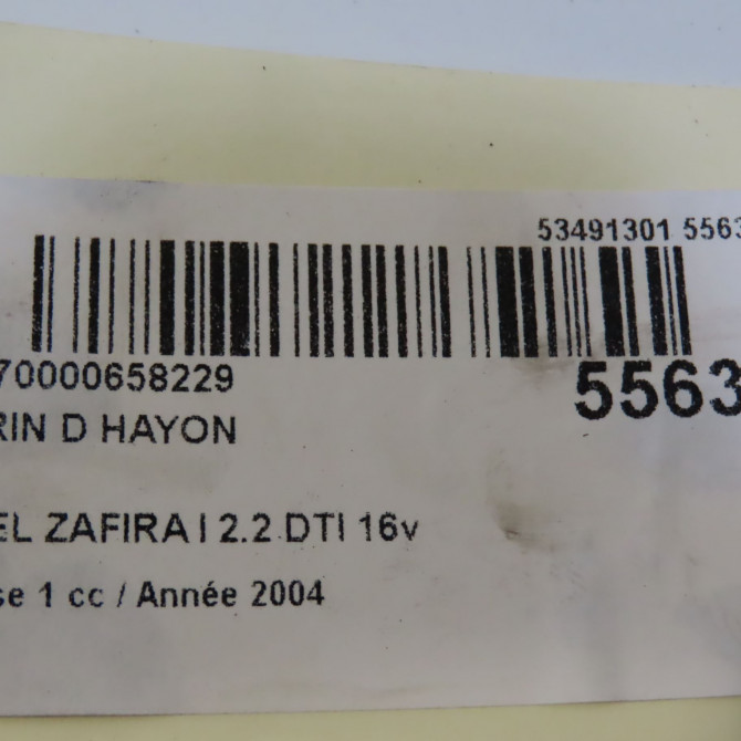 Verin droit hayon occasion OPEL ZAFIRA I Phase 1 03-1999->07-2005 2.2 DTI 16v 125ch 90579440 5