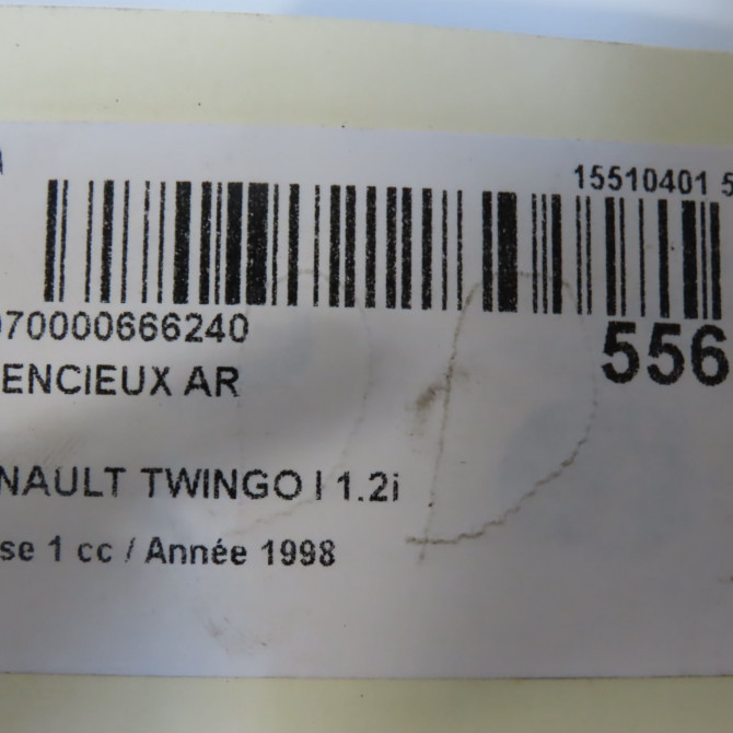 Silencieux arrière occasion RENAULT TWINGO I Phase 1 04-1993->08-1998 1.2i 60ch 7711225811 5