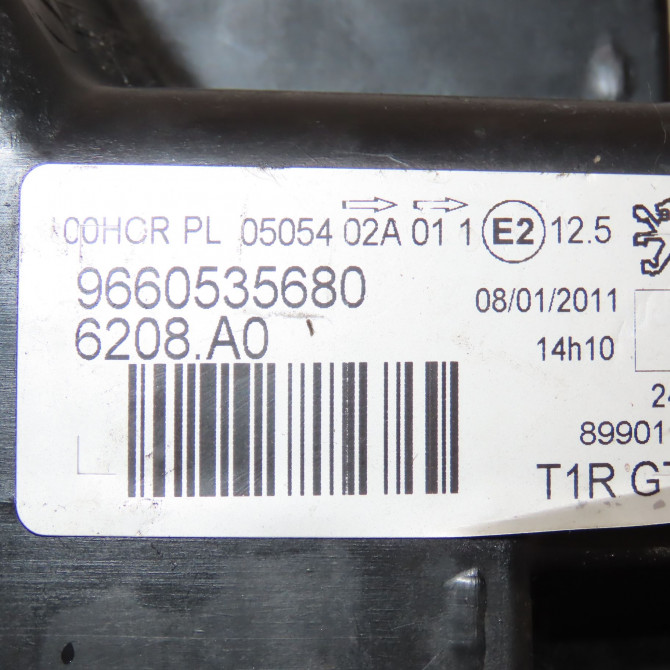 Phare gauche occasion PEUGEOT 206 Phase 1 09-1998->03-2009 1.4 HDI 70ch 6204S9 3