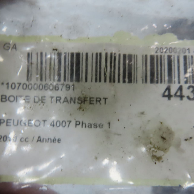 Boite de transfert occasion PEUGEOT 4007 Phase 1 07-2007->03-2013 6