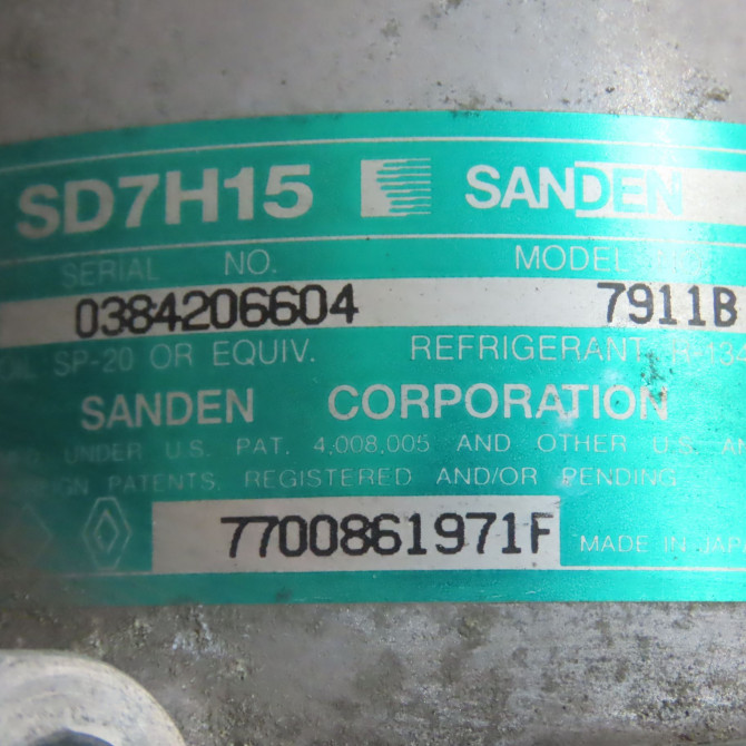 Compresseur air conditionne occasion RENAULT ESPACE III Phase 1 12-1996->09-2002 2.2 DCI 115ch 7701499839 6