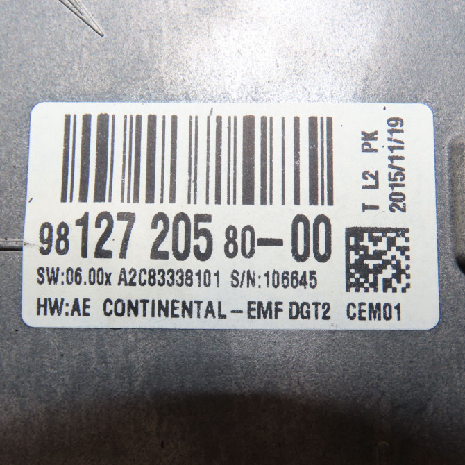 Commande de chauffage occasion CITROEN C4 GRAND PICASSO II Phase 1 04-2013->... 2.0 BlueHDI 150ch 9812720580 6