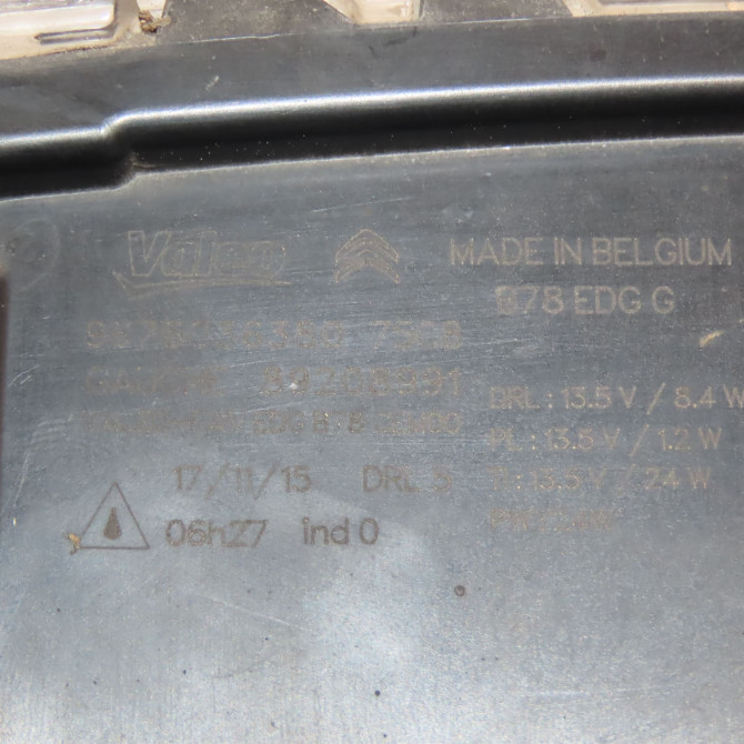 Clignotant gauche occasion CITROEN C4 GRAND PICASSO II Phase 1 04-2013->... 2.0 BlueHDI 150ch 4