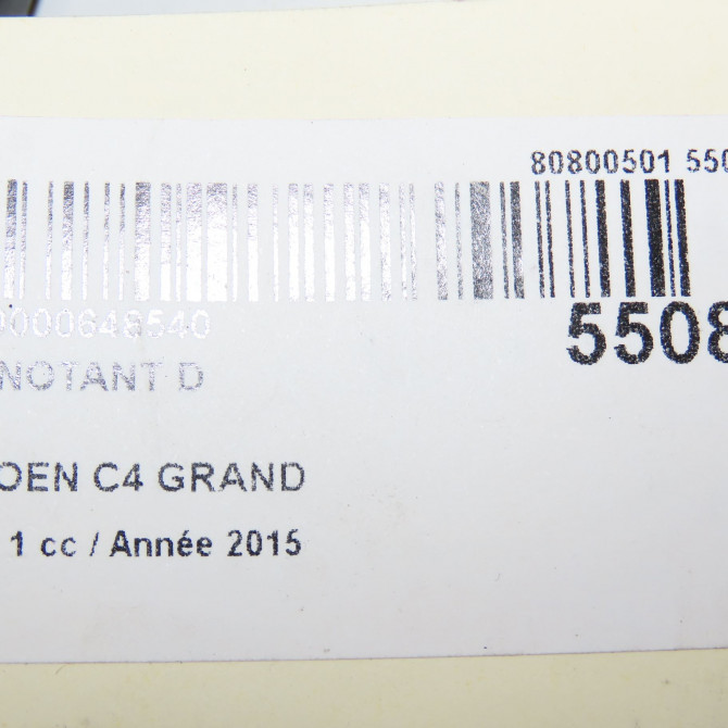 Clignotant droit occasion CITROEN C4 GRAND PICASSO II Phase 1 04-2013->... 2.0 BlueHDI 150ch 6