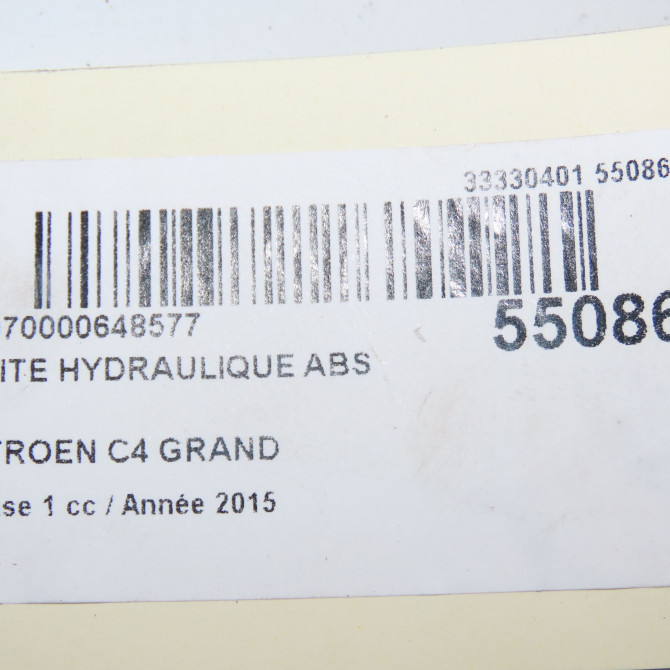 Unité hydraulique ABS occasion CITROEN C4 GRAND PICASSO II Phase 1 04-2013->... 2.0 BlueHDI 150ch 1614658180 8